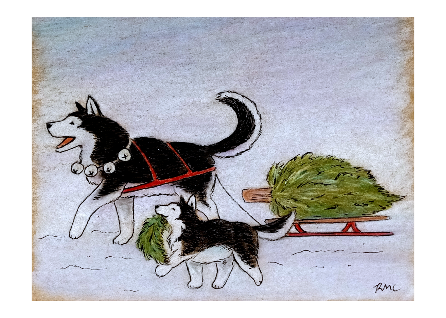 Dog Days of Christmas box of 6